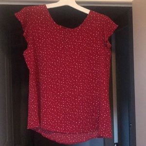 Keyhole backed Blouse